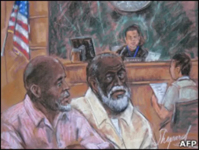 Обвиняемые в суде