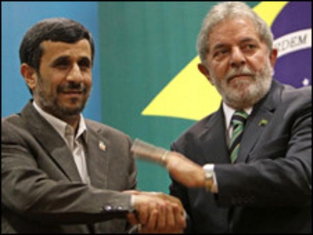 Lula da Silva y Mahmoud Ahmadinejad