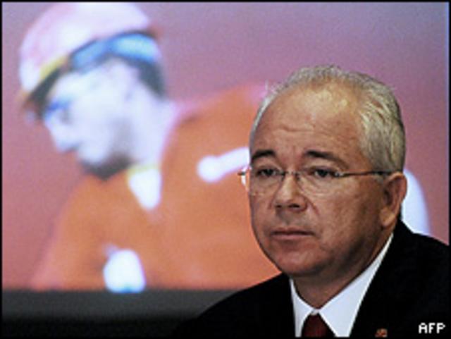 Rafael Ramírez, presidente de PDVSA