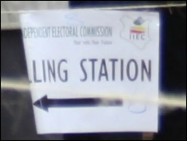 Tempat pemungutan suara di Kenya