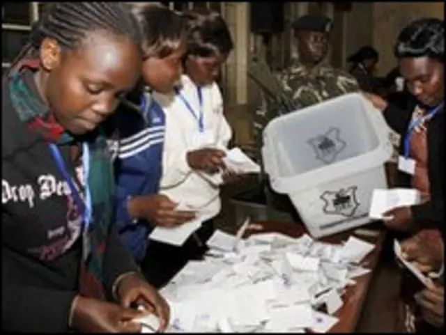 Penghitungan suara dilakukan 