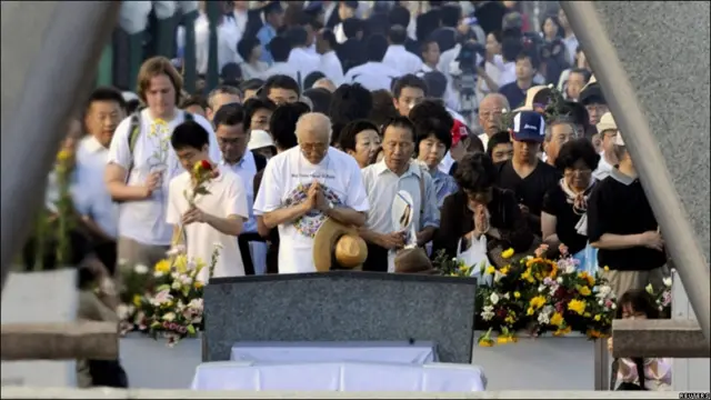 Actos conmemorativos en Hiroshima