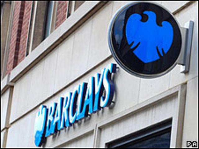 Cartel del banco Barclays 