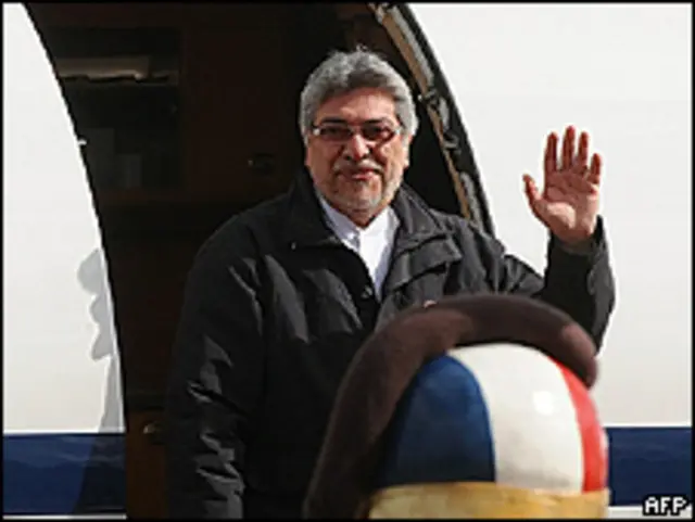 El presidente paraguayo, Fernando Lugo