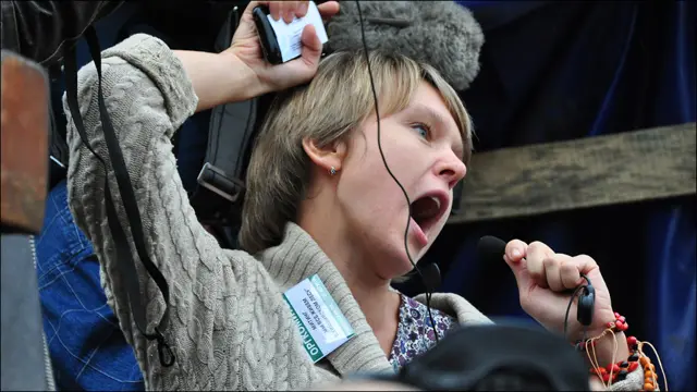 Лидер движения в защиту Химкинского лесопарка Евгения Чирикова