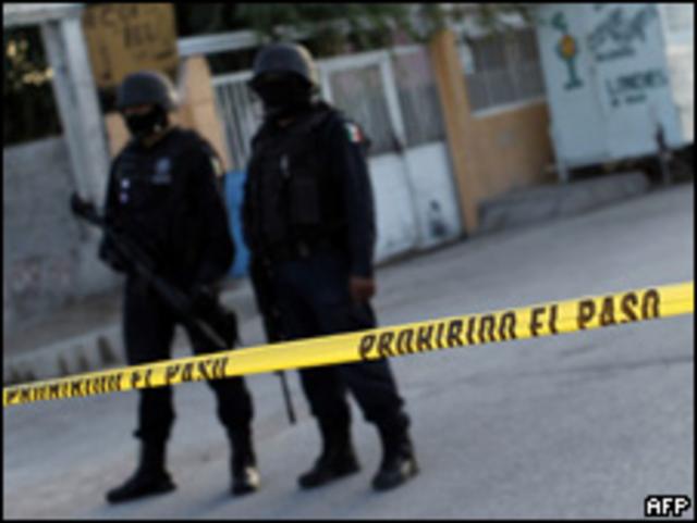 Policías en México (foto de archivo)