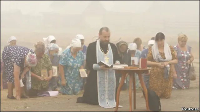 Молебен в селе Криуша Рязанской области