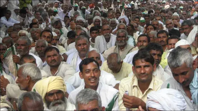 दिल्ली में किसानों की रैली