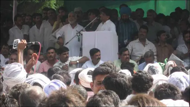 दिल्ली में किसानों की रैली