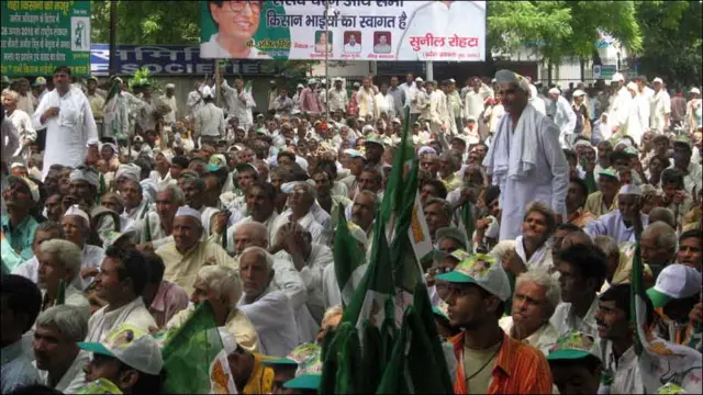 दिल्ली में किसानों की रैली