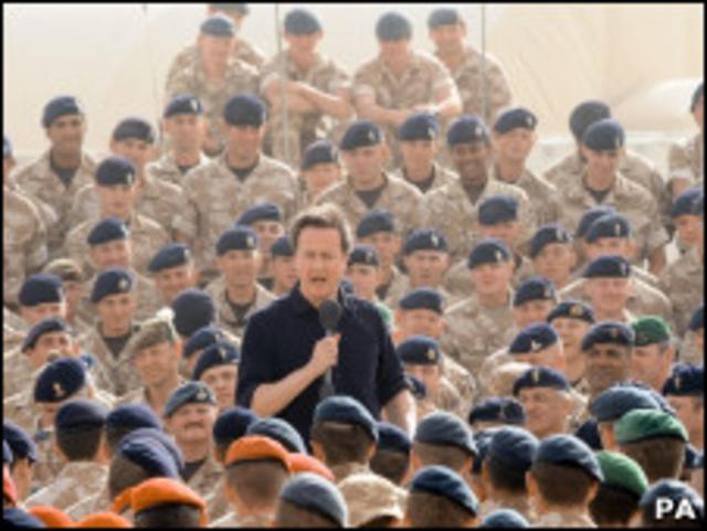 Дэвид Кэмерон в Афганистане
