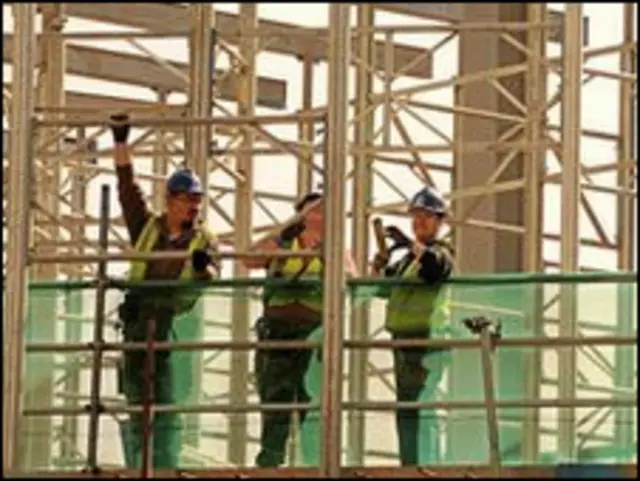 Pekerja konstruksi Inggris