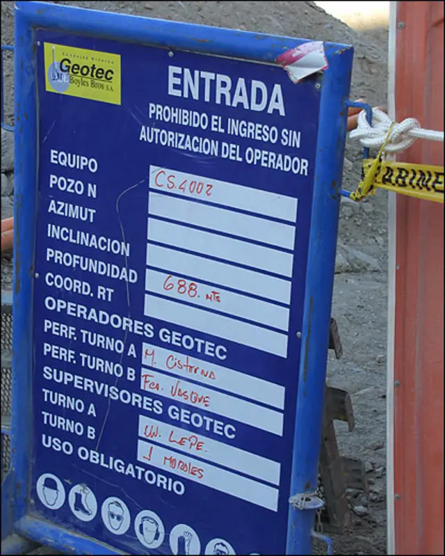 Mina de San José, Chile