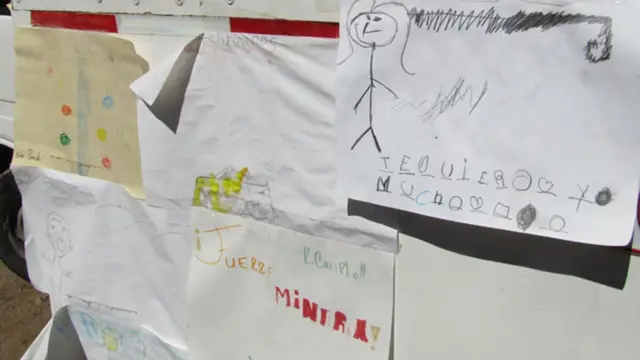 Carteles hechos por niños