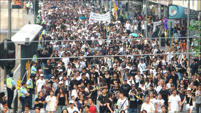 香港群眾遊行悼念菲律賓劫持事件死難者（29/8/2010）