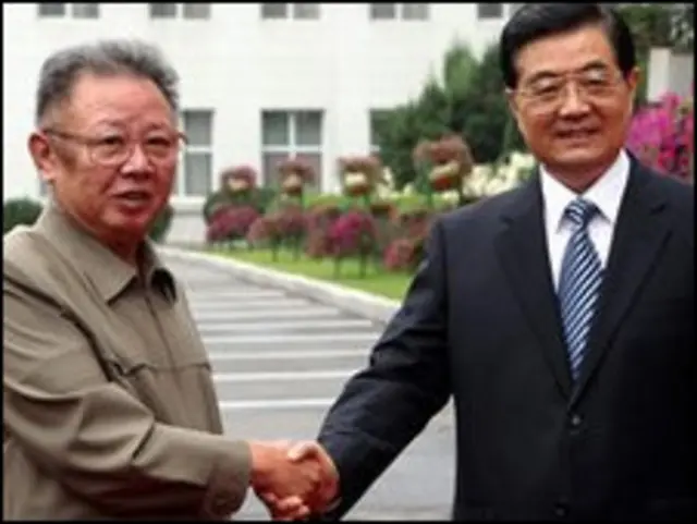 Kim Jong il Hu Jintao