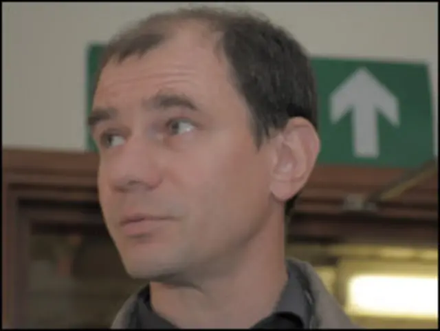 Игорь Сутягин в студии Би-би-си