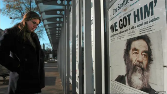 अमरीकी सेना ने सद्दाम को पकड़ा