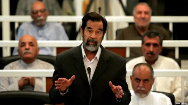 सद्दाम को हुई सज़ा