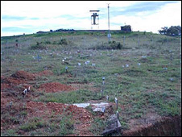 Cementerio en La Macarena (foto cortesía ONU).