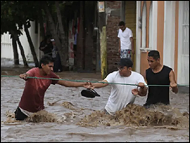 Beberapa wilayah Meksiko termasuk Oaxaca sudah terlanda banjir