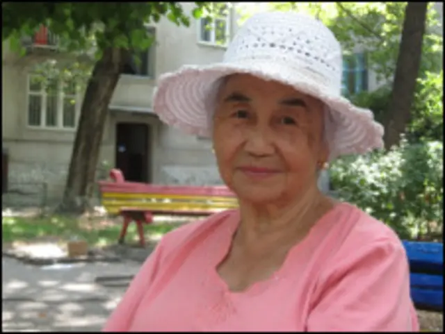 Киргизская пенсионерка Дамира Чокоева