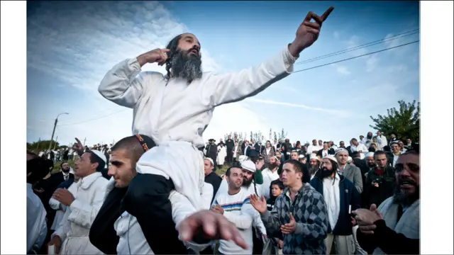 Празднование Рош-а-Шаны в Умани, Черкесская область, Украина