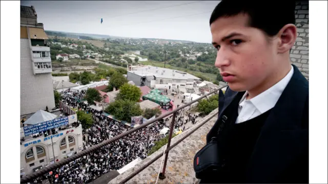 Празднование Рош-а-Шаны в Умани, Черкесская область, Украина