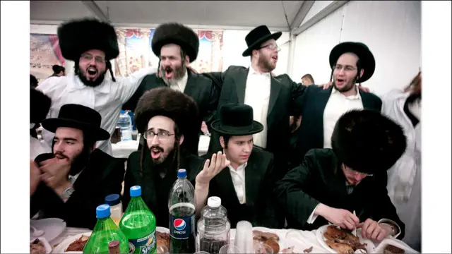 Празднование Рош-а-Шаны в Умани, Черкесская область, Украина