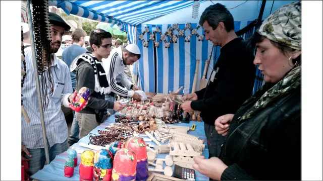 Празднование Рош-а-Шаны в Умани, Черкесская область, Украина