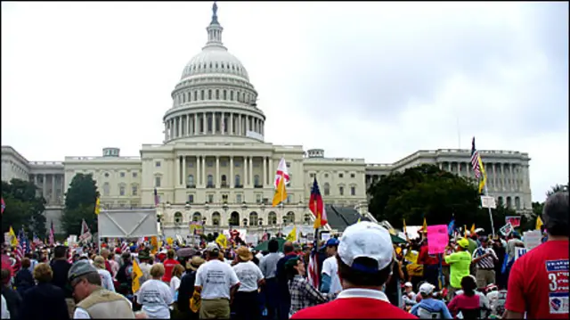 Митинг у здания Капитолия
