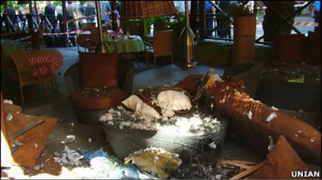 Вибух у дніпропетровському кафе