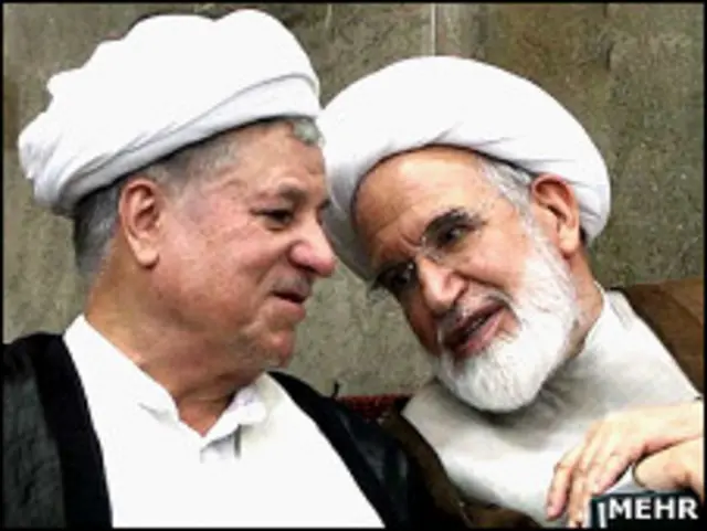 مهدی کروبی و اکبر هاشمی رفسنجانی