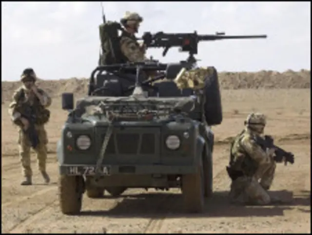 UK troops in Sangin