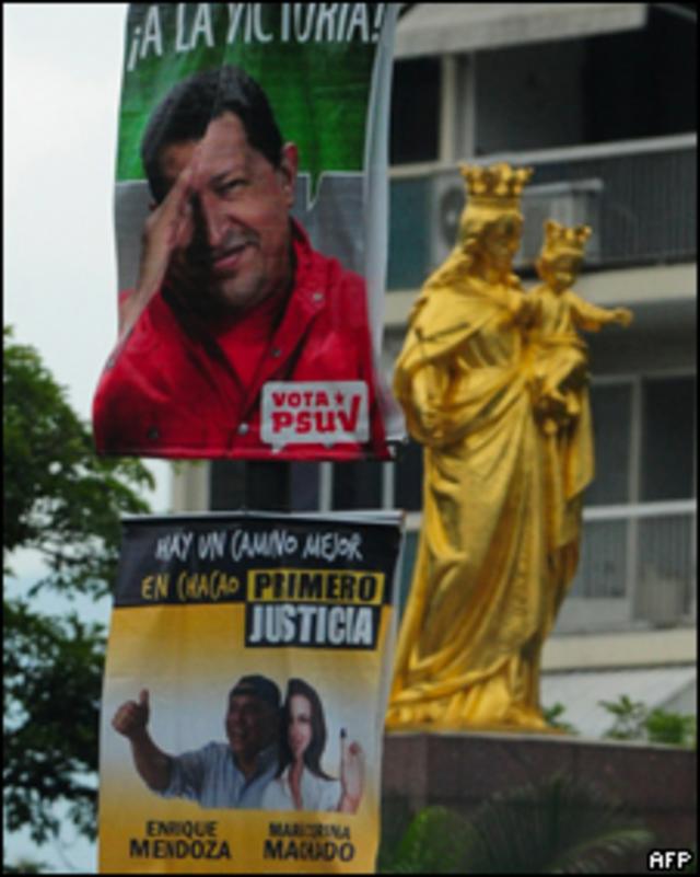Carteles de campaña en Venezuela