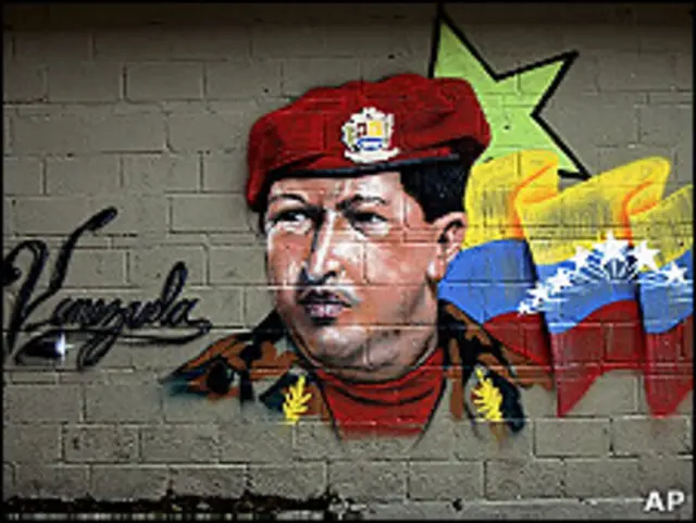 Grafitti de Hugo Chávez