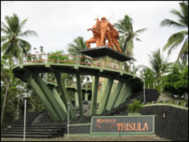 Monumen Trisula. Foto Sri Lestari