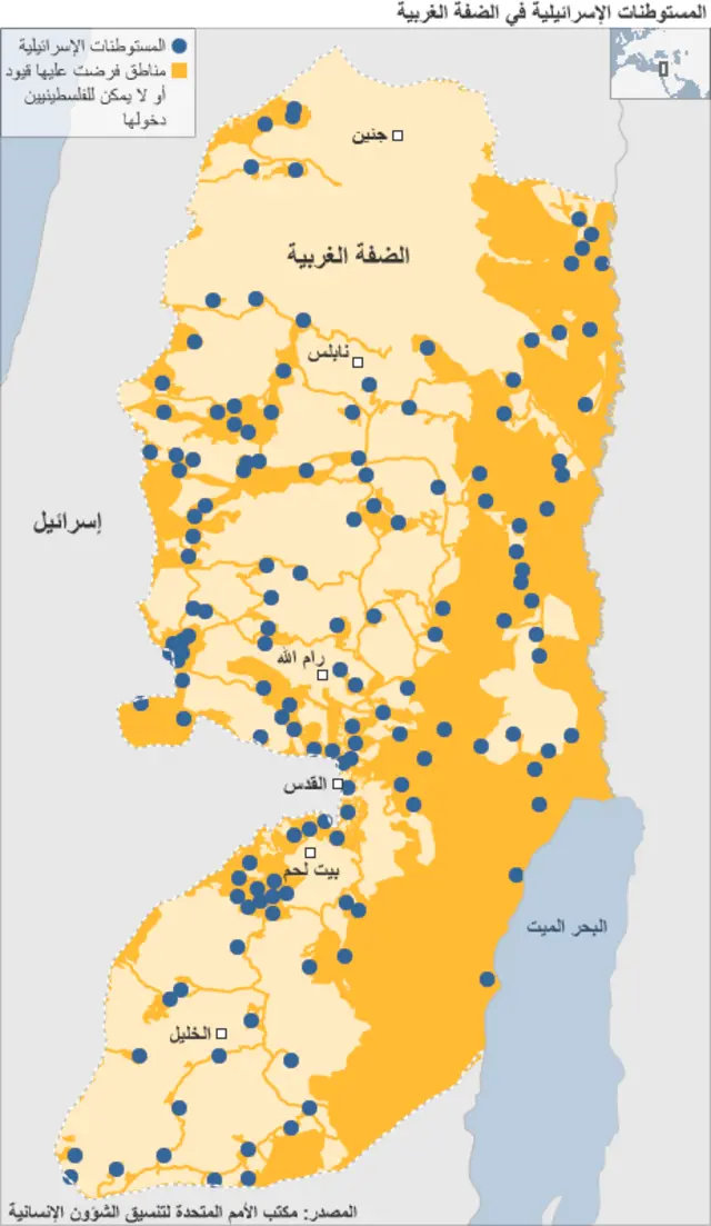 المستوطنات الإسرائيلية في الضفة الغربية