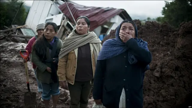 У вівторок мексиканське селище у штаті Оаксака постраждало від зсуву