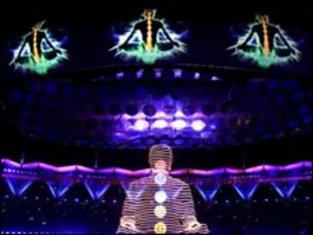 کامن ویلتھ کھیلوں کی تقریب کی ایک فوٹو