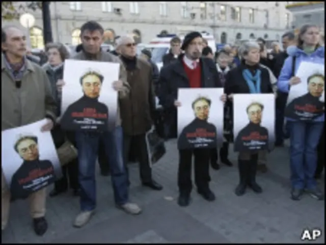 Митинг памяти в честь Анны Политковской