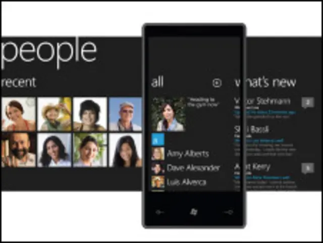 Мобильный телефон с операционной системой WP7