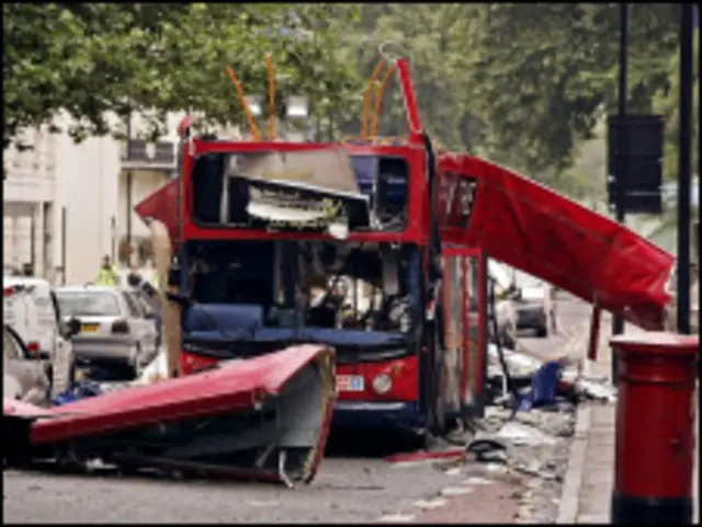 взорванный автобус