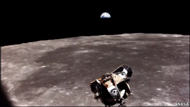 Восход Земли над Луной