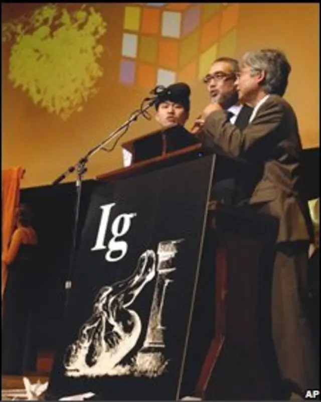 "搞笑诺贝尔奖"发奖仪式