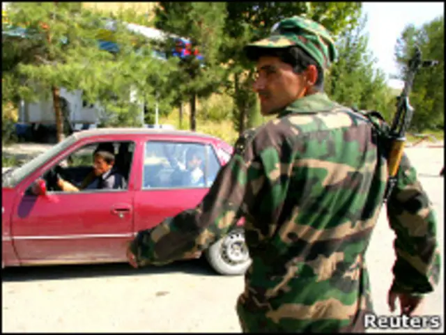 Блокпост в Таджикистане