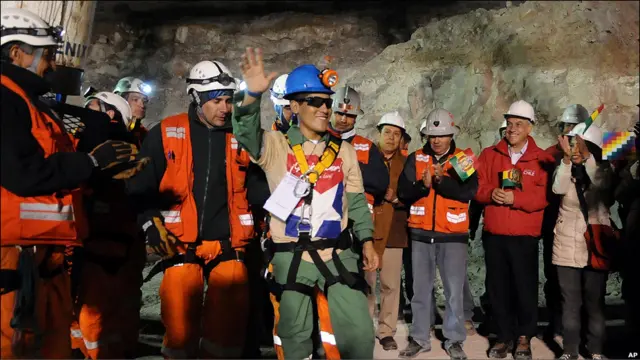 Спасение горняков в Чили