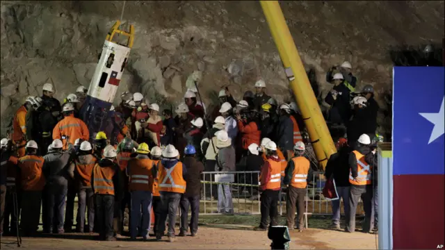 Спасение горняков в Чили