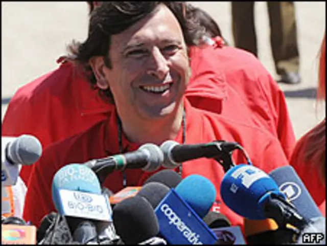 El ministro chileno de Minas, Laurence Golborne.