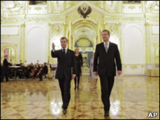 Президенты России и Германии